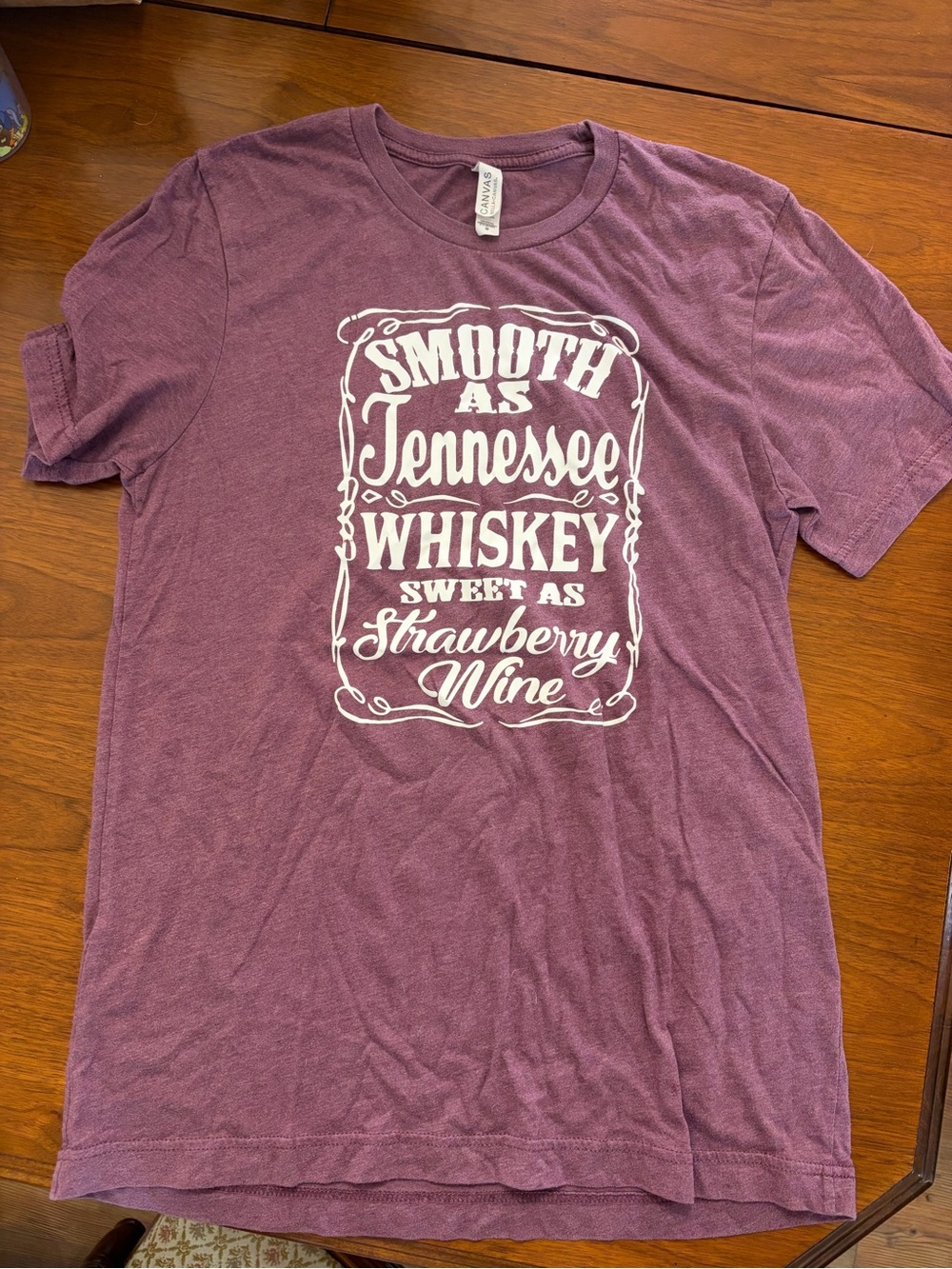 Mauve Graphic Tee - Smooth as Tennessee Whiskey